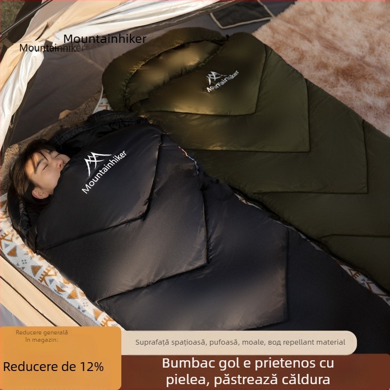 Shanzhike sac de dormit de tip mumie pentru camping în aer liber — izolație caldă, multifuncțional