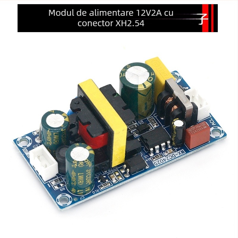 Modul sursă de alimentare comutată – placă goală, intrare 12V-2A / 24V-1A, 24W, AC-DC izolat