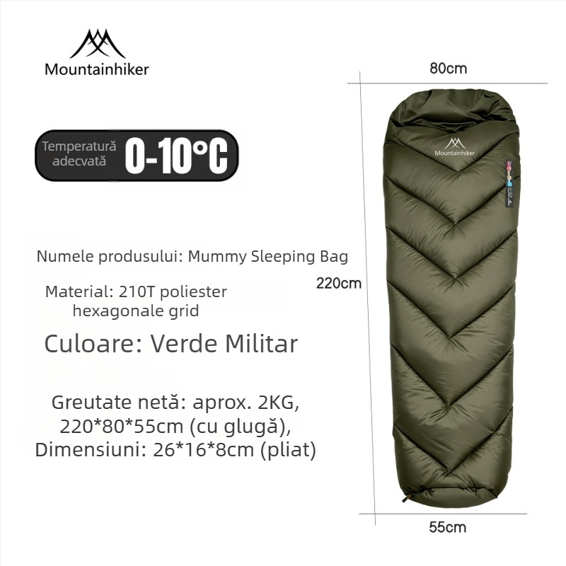 Shanzhike Sac de dormit ușor tip mumie SZK1365