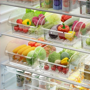 Cutie de depozitare pentru frigider, plastic, stil modern minimalist, modelul 00240.