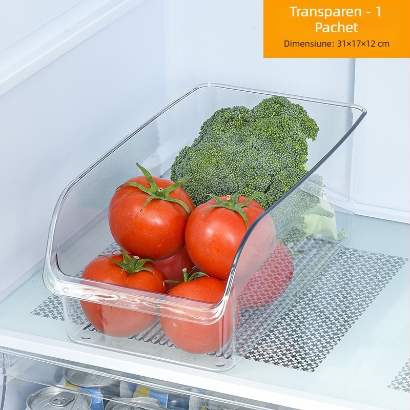 Cutie de depozitare pentru frigider, plastic, stil modern minimalist, modelul 00240.