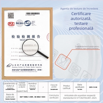 Cutie rotundă de depozitare pentru alimente, din plastic alimentar, etanșă, Yidelle