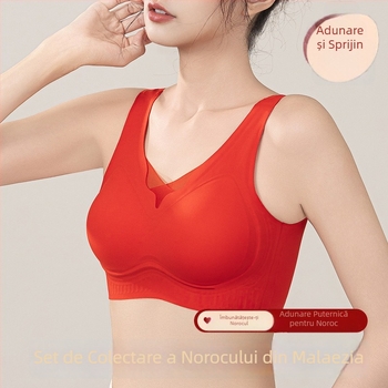 Sutien pentru femei cu cupă completă, cu burete și formă, din nylon, căptușeală nylon, bretele fixe, fără inele din oțel