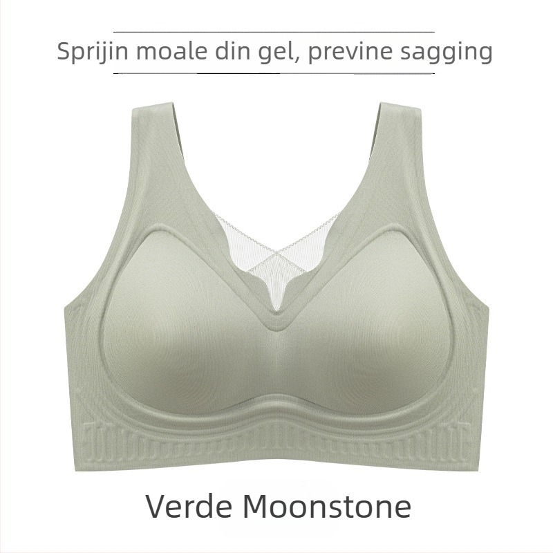 Sutien pentru femei cu cupă completă, cu burete și formă, din nylon, căptușeală nylon, bretele fixe, fără inele din oțel