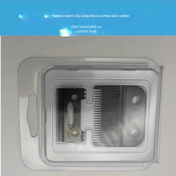 Mașină electrică de tuns păr – lamă de schimb cu acoperire DLC pentru capul de tăiere, compatibil universal, oțel inoxidabil cu conținut înalt de carbon, lamă demontabilă și lavabilă