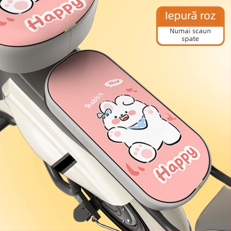 Husă pentru șa de bicicletă electrică – rezistentă la soare și ploaie, pernă moale din PU – compatibilă cu bicicletele electrice Aima și Yade