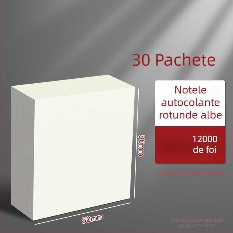 Think about it Bloc de notițe din hârtie – foi goale, schițe rupte, ambalaj de bază