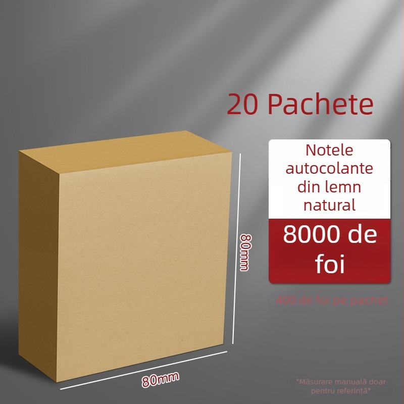 Think about it Bloc de notițe din hârtie – foi goale, schițe rupte, ambalaj de bază