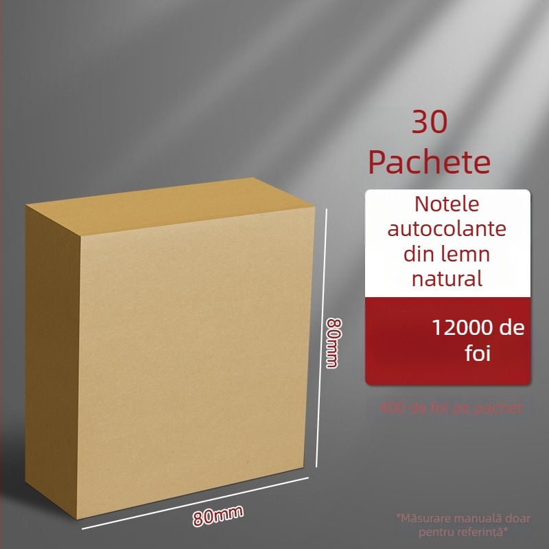 Think about it Bloc de notițe din hârtie – foi goale, schițe rupte, ambalaj de bază