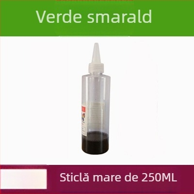 Kit DIY Tie-Dye pentru copii, vopsele lichide în sticluţe cu pigmenţi minerali, fără fierbere, capacitate 50, Brand Tips