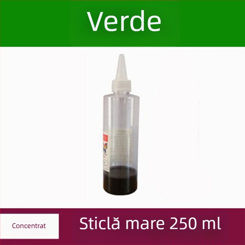 Kit DIY Tie-Dye pentru copii, vopsele lichide în sticluţe cu pigmenţi minerali, fără fierbere, capacitate 50, Brand Tips