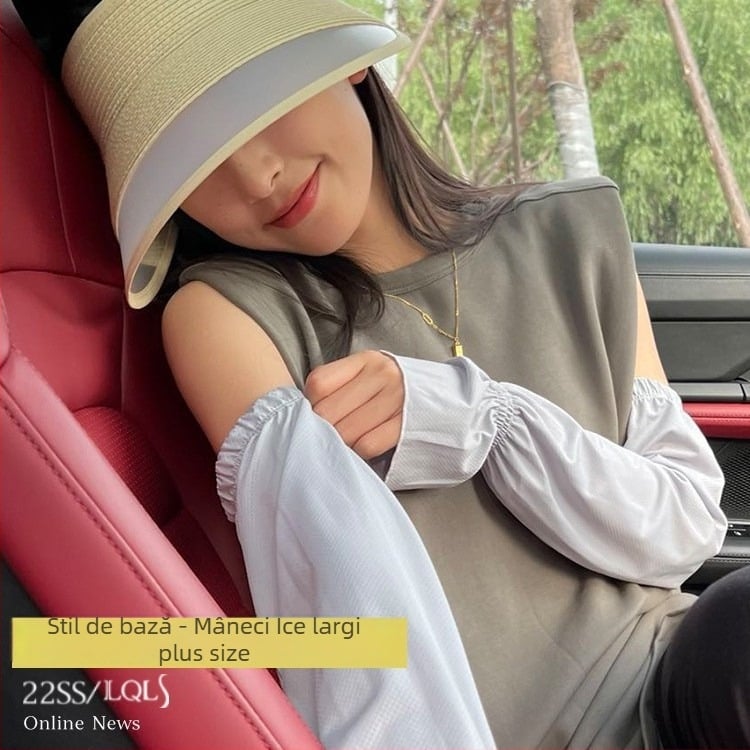 Unisex Ice Sleeve de vară cu protecție UV — mansetă pentru braț, material răcoritor (amestec 51–60%)