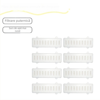 Filtru pentru distribuitor de apă pentru animale de companie – pentru câini și pisici, filtrare ciclică, dedurare a apei, filtru din carbon activ