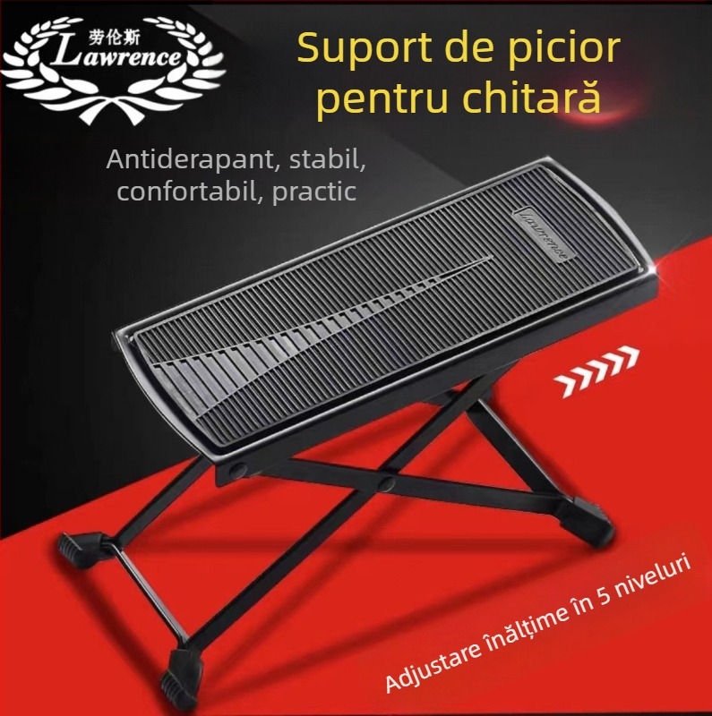 Taburet de pedale pentru instrumente – pliabil, portabil, pentru chitară, erhu, banhu și pipa, potrivit copiilor