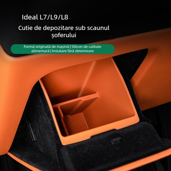 Cutie de depozitare din silicon pentru Ideal L7/L8/L9, ușă auto, personalizabilă