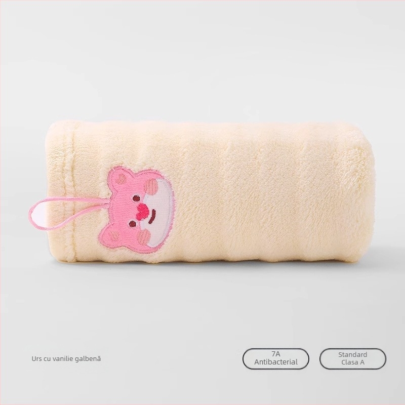 Prosop de față din coral fleece pentru copii și sugari, 150D Cut Velvet, 50-80 g