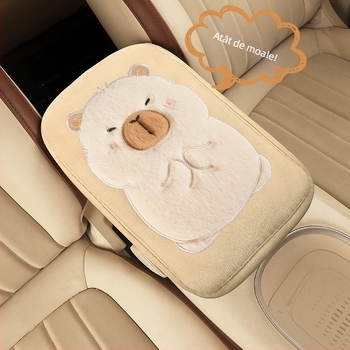 Pernuță pentru cotiera centrală auto – velur, universală compatibilitate, procesare personalizată, brand City Embroidery, model CX-071