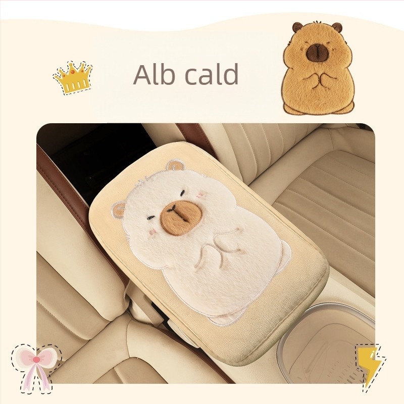 Pernuță pentru cotiera centrală auto – velur, universală compatibilitate, procesare personalizată, brand City Embroidery, model CX-071