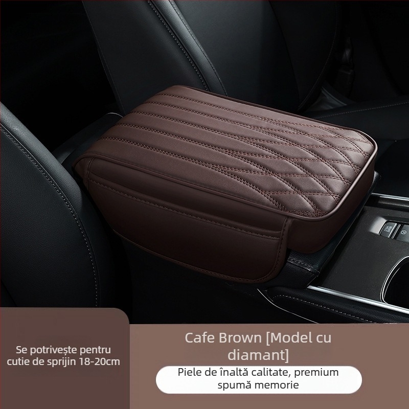 Pernă din piele pentru înălțarea consolei cotier auto — Evance, modele generale, etichetă privată licențiată