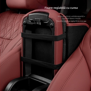Pernă pentru cotieră auto, memory foam, piele, universal, origine Guangzhou, personalizabil