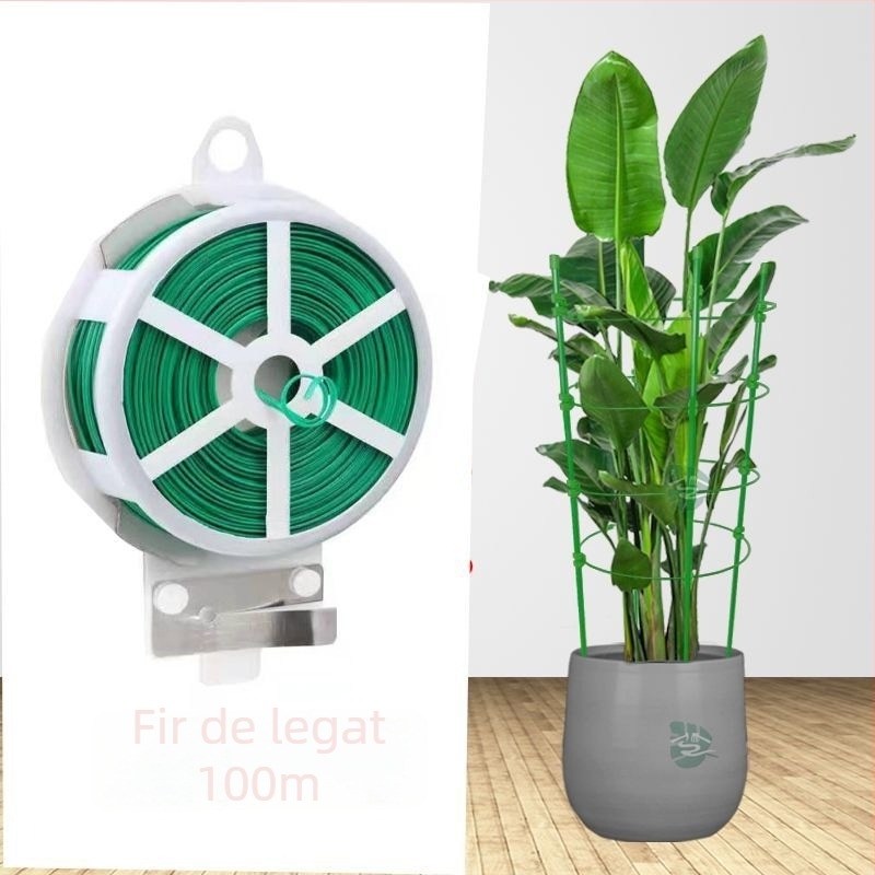 Suport de plante urcător interior cu cadru din plastic, pentru trandafiri și clematis