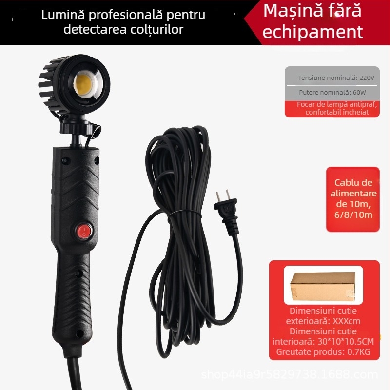 Lampa de colț LED – iluminare de colț interior, fascicul cu lumină de înaltă intensitate, Model: Clear Horn Lamp, Brand: Weilai, pentru tencuiri pe pereți