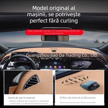 Covoraș pluș pentru panoul central de control Mercedes-Benz E-Class E300L/E260L – protecție solară și izolație termică