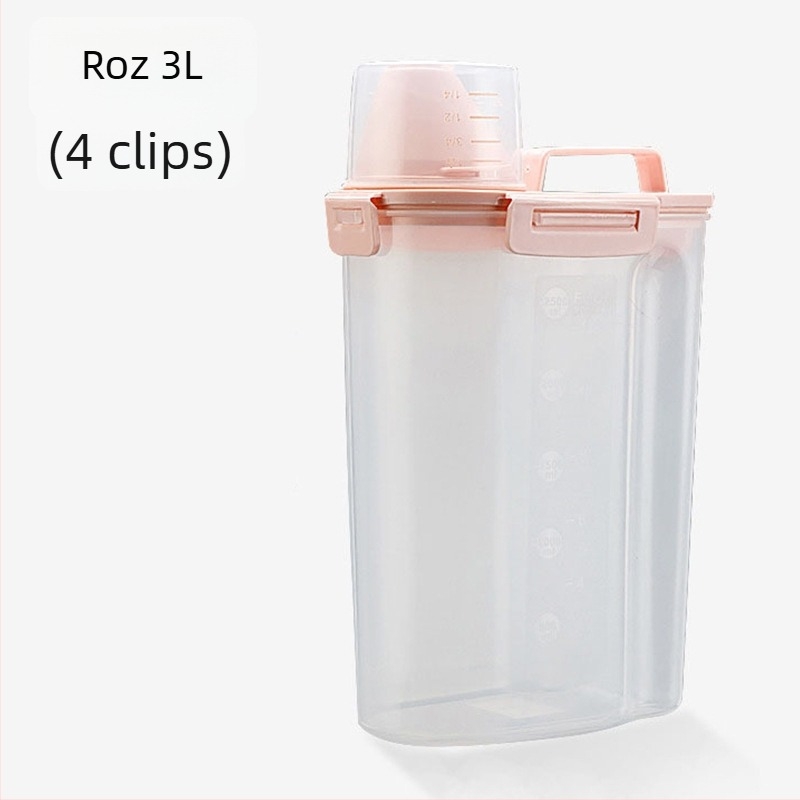 Container de depozitare a hranei pentru animale — Material PP, capacitate 1.5L/2.5L, Brand privat autorizat: Da, Marcă: Tinypet little mustard
