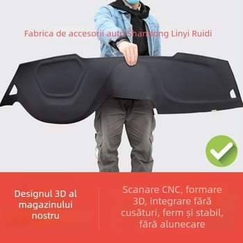 Pad din piele pentru consola centrală a mașinii, 3D integrat, pentru toate anotimpurile, model special auto, origine Shandong