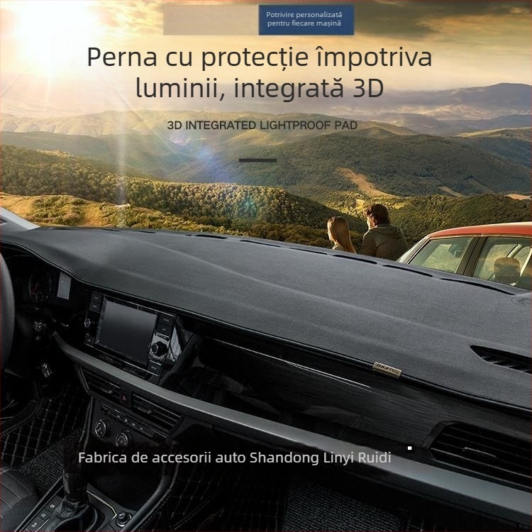 Pad din piele pentru consola centrală a mașinii, 3D integrat, pentru toate anotimpurile, model special auto, origine Shandong