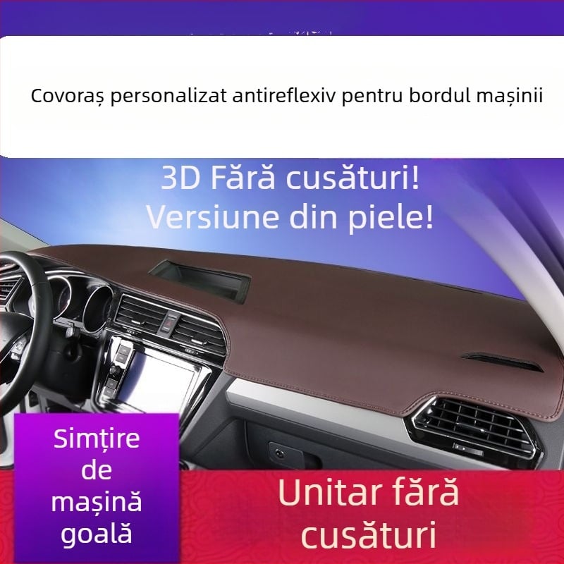 Pad din piele pentru consola centrală a mașinii, 3D integrat, pentru toate anotimpurile, model special auto, origine Shandong