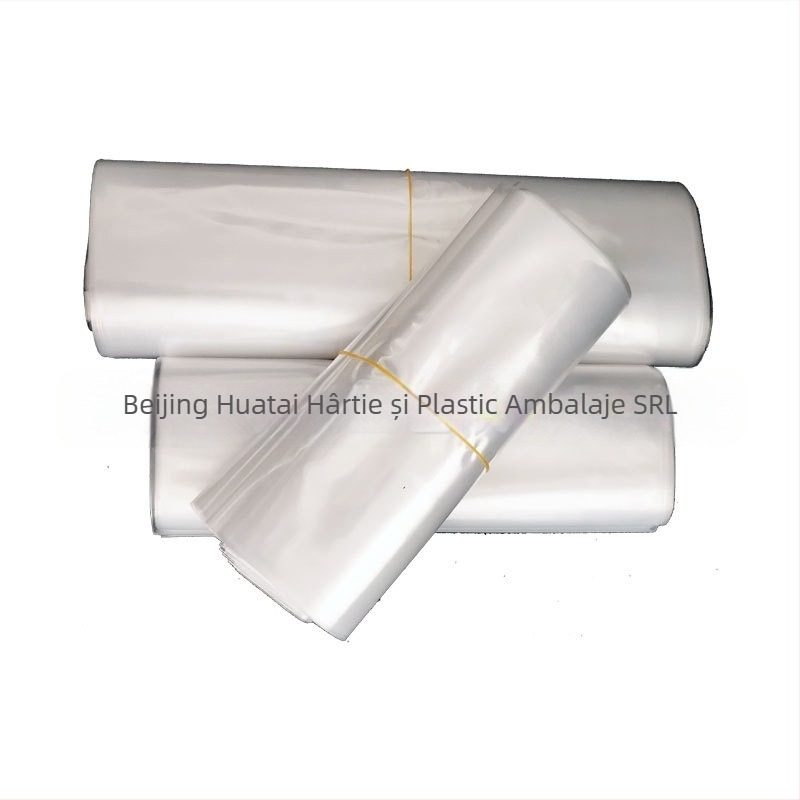 Pungă de ambalare pentru pești ornamentali vii, destinată transportului, cu bază plată pătrată la patru colțuri și plastic îngroșat