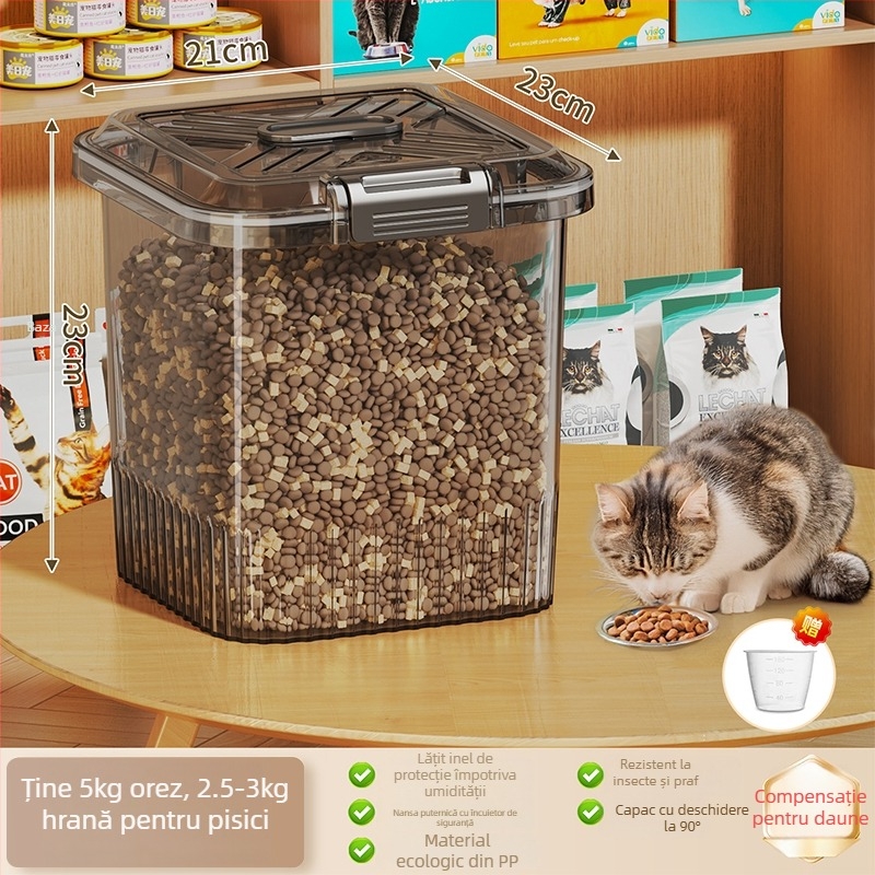 Recipient pentru depozitarea hranei pentru pisici și câini, Material: Silk Flower, Marcă: Other, Capacitate: Altă, Import: Nu