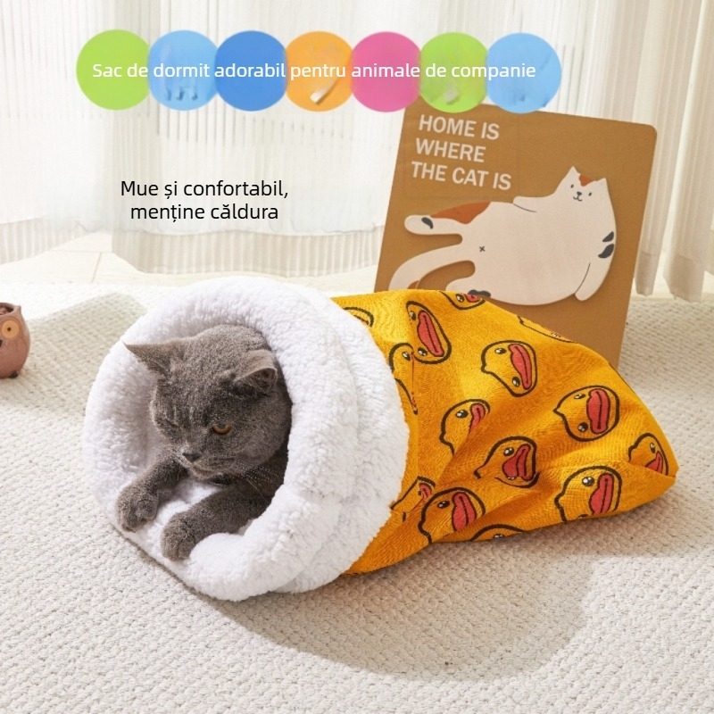 Cuib pentru pisici - din pânză, origine Zhejiang, pentru animale de companie, potrivit pentru câini