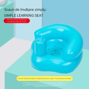 Scaun gonflabil din PVC pentru copii, design personalizabil, grosime 0.22 cm, greutate 0.25 kg