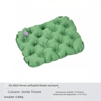 Perne gonflabile pentru exterior – ultra-ușoare, nylon, pentru 1–2 persoane, 80 g