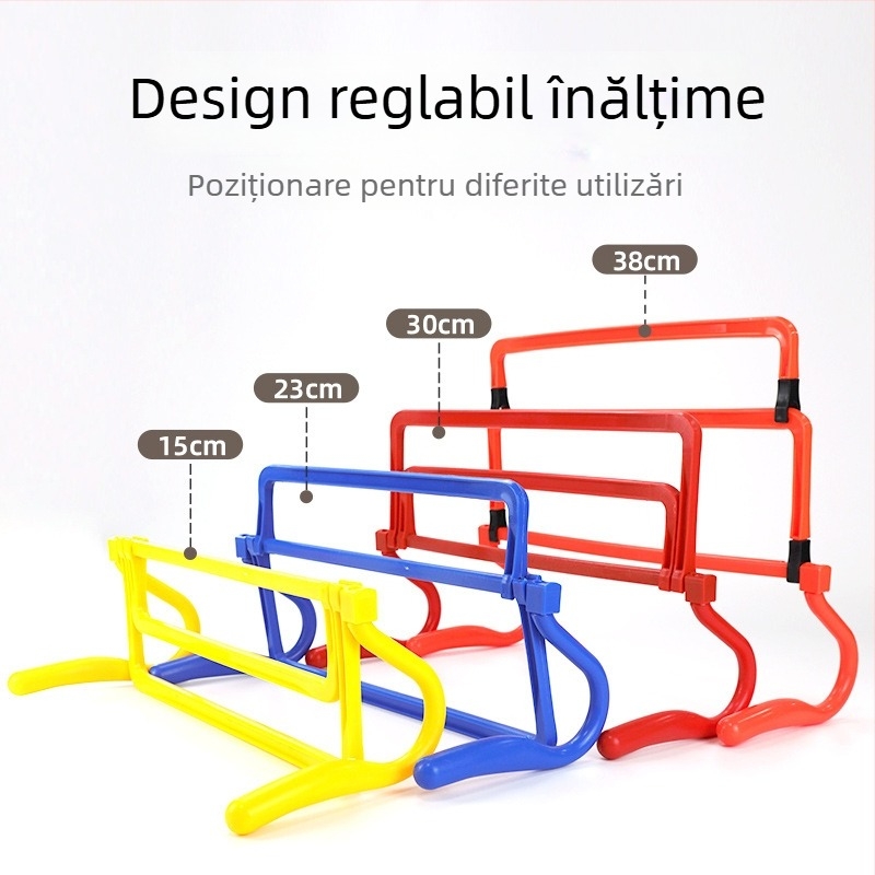 Barieră pliabilă compactă pentru antrenament de fotbal și baschet – suport de antrenament pentru copii Xinhui, ABS, Zhejiang
