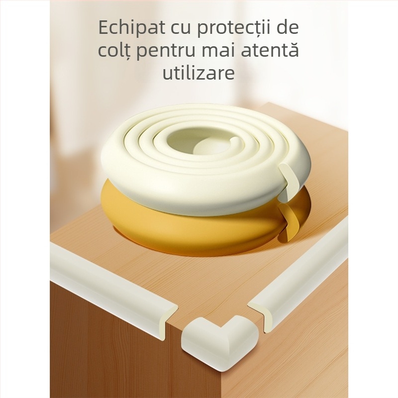 Protector pentru colțul mesei pentru copii – Anti-coliziune, Non-toxic, Ecologic, Înveliș moale, Protecție margine masă
