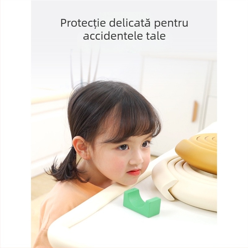 Protector pentru colțul mesei pentru copii – Anti-coliziune, Non-toxic, Ecologic, Înveliș moale, Protecție margine masă