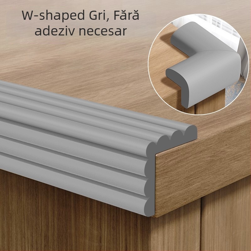 Protector pentru colțul mesei pentru copii – Anti-coliziune, Non-toxic, Ecologic, Înveliș moale, Protecție margine masă