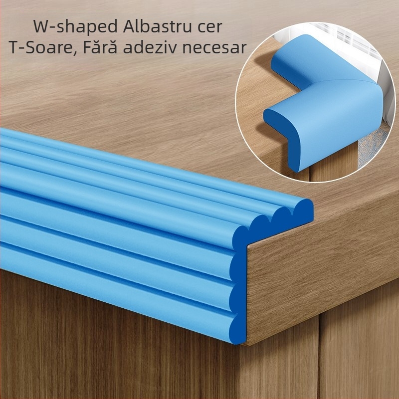 Protector pentru colțul mesei pentru copii – Anti-coliziune, Non-toxic, Ecologic, Înveliș moale, Protecție margine masă