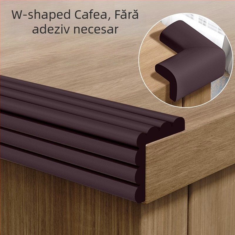 Protector pentru colțul mesei pentru copii – Anti-coliziune, Non-toxic, Ecologic, Înveliș moale, Protecție margine masă