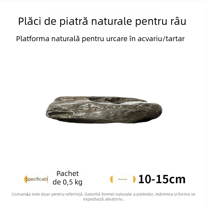 Pietre pentru amenajarea acvariului – piatră naturală brută, piatră principală și fragmente de piatră, nisip de fund, cutie cu 60 de bucăți