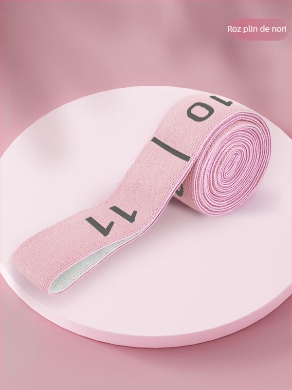 Bandă de întindere pentru yoga cu design segmentat digital – material nylon + latex, bandă de rezistență pentru antrenament și dans