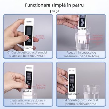 Analizator online de calitate a apei pentru apă potabilă, testarea metalelor grele