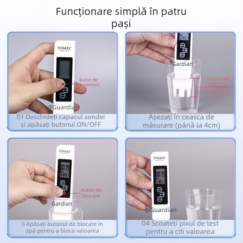 Analizator online de calitate a apei pentru apă potabilă, testarea metalelor grele