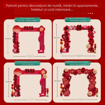 Arc de nuntă cu porți și coloane de întâmpinare pentru nunți în aer liber – Material: Alt; Brand: Jiang su; Ambalaj: Ambalaj obișnuit; Ocazie: Nuntă