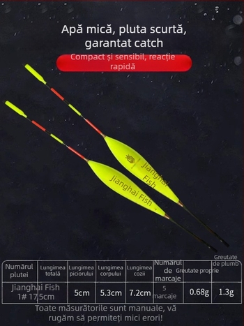 Rig de pescuit din nailon cu două cârlige, plutitor, linie principală gata legată