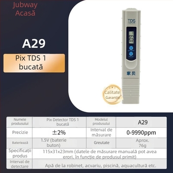 Analizator online pentru calitatea apei – kit casnic, testare pentru metale grele, grad profesional