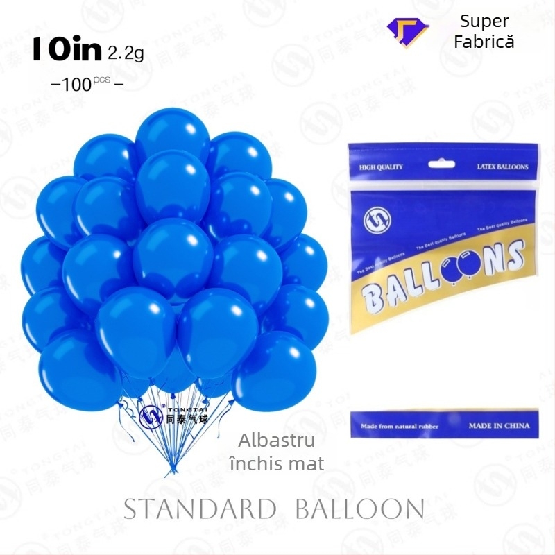Baloane din latex de 10 inci, finisaj mat gros și luciu perlă, baloane decorative pentru arcuri, nunți și petreceri